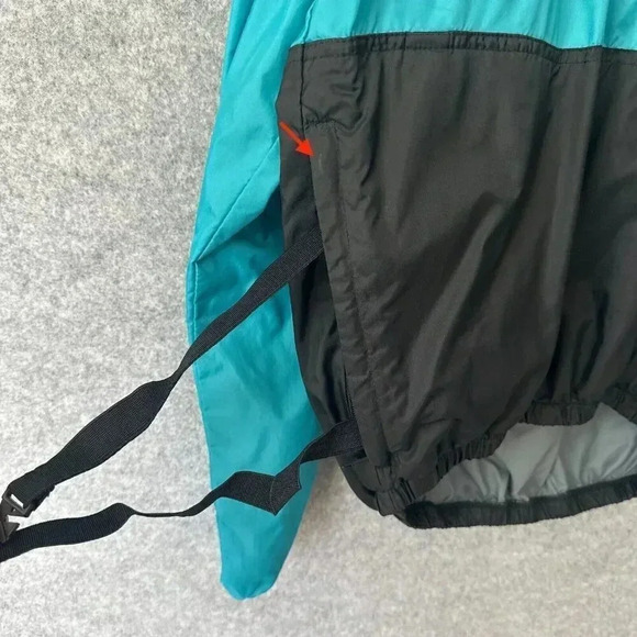 Vintage 90s Hind Windbreaker Womens Medium Colorblock Packable Outdoors Jacket - Picture 10 of 14